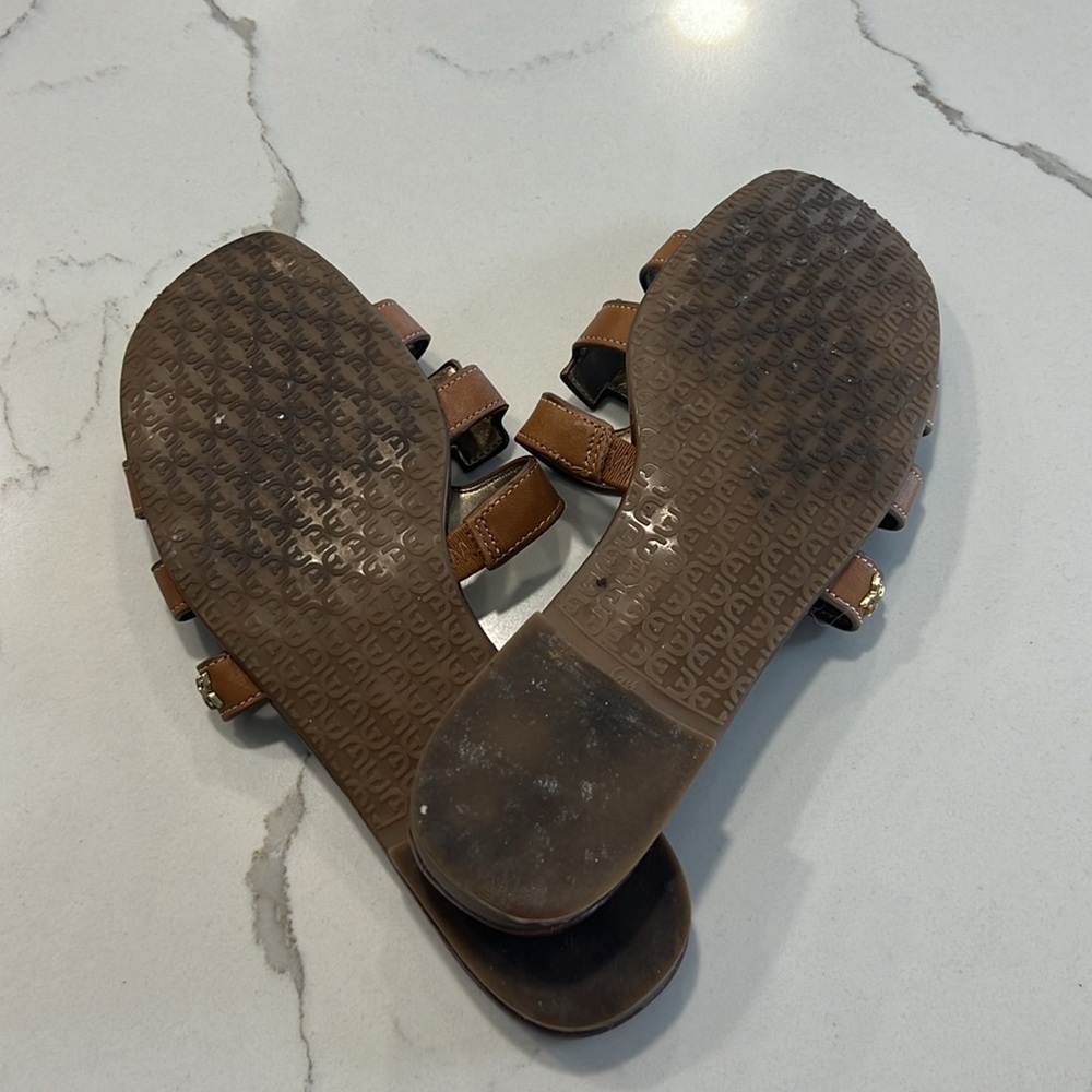 Sam Edelman Bay Sandals Brown Slides Size 6.5 - Picture 6 of 7